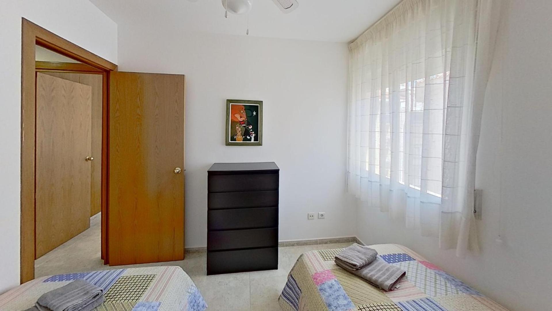 Apartamento Vistas Al Mar, Segunda Linea 3 Habitaciones Sant Carlos de la Ràpita Eksteriør billede